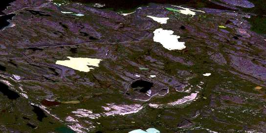 Air photo: Kater Point Satellite Image map 076N11 at 1:50,000 Scale