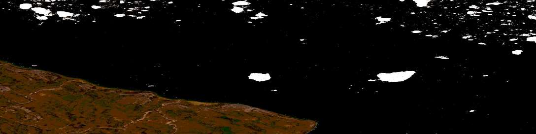 Air photo: Cowper Point Satellite Image map 078B13 at 1:50,000 Scale