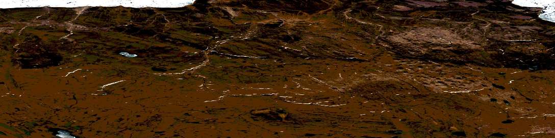 No Title Satellite Map 078D10 at 1:50,000 scale - National Topographic System of Canada (NTS) - Orthophoto