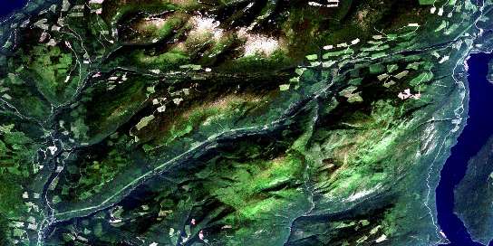Air photo: Albas Satellite Image map 082M03 at 1:50,000 Scale