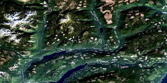 Air photo: North Barriere Lake Satellite Image map 082M05 at 1:50,000 Scale