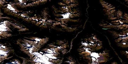 Fortress Lake Satellite Map 083C05 at 1:50,000 scale - National Topographic System of Canada (NTS) - Orthophoto