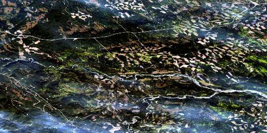 Air photo: Blackstone River Satellite Image map 083C16 at 1:50,000 Scale
