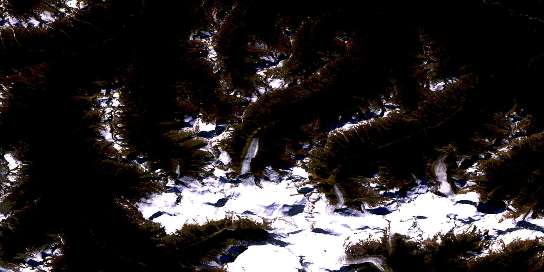 Air photo: Kiwa Creek Satellite Image map 083D13 at 1:50,000 Scale
