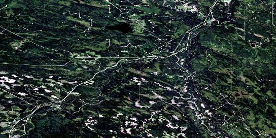 Erith Satellite Map 083F07 at 1:50,000 scale - National Topographic System of Canada (NTS) - Orthophoto