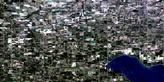 Air photo: Warburg Satellite Image map 083G01 at 1:50,000 Scale