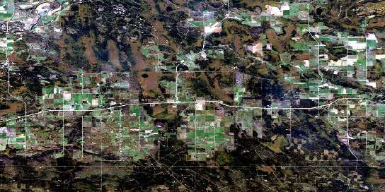 Air photo: Carrot Creek Satellite Image map 083G12 at 1:50,000 Scale