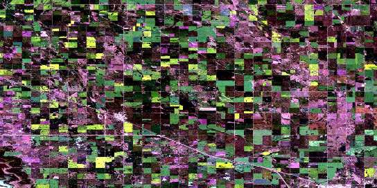Air photo: Mundare Satellite Image map 083H09 at 1:50,000 Scale