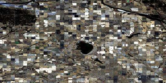 Air photo: Willingdon Satellite Image map 083H16 at 1:50,000 Scale
