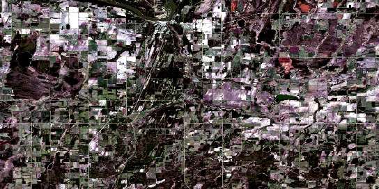 Air photo: Athabaska Satellite Image map 083I11 at 1:50,000 Scale