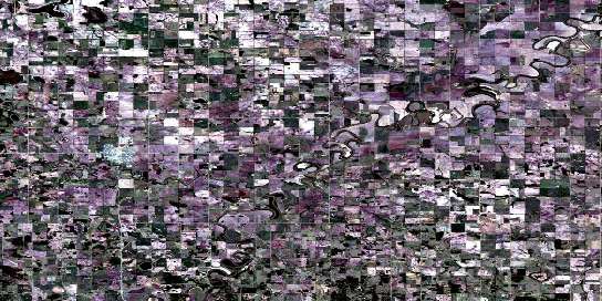 Air photo: Barrhead Satellite Image map 083J01 at 1:50,000 Scale
