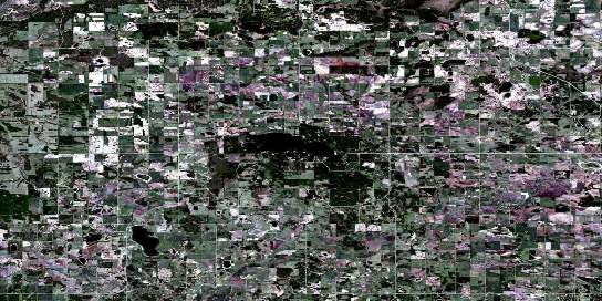 Air photo: Thunder Lake Satellite Image map 083J02 at 1:50,000 Scale