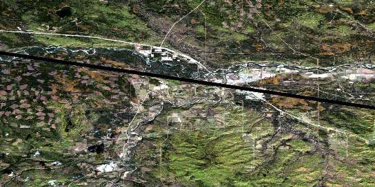 Air photo: Whitecourt Satellite Image map 083J04 at 1:50,000 Scale