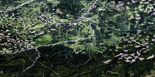 Air photo: Deep Valley Creek Satellite Image map 083K05 at 1:50,000 Scale