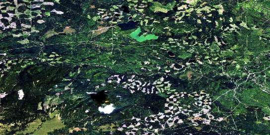 Air photo: Tony Creek Satellite Image map 083K06 at 1:50,000 Scale