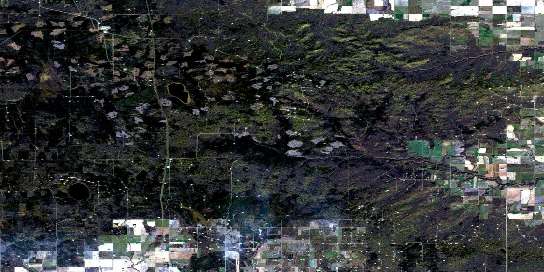 Air photo: Saddle Hills Satellite Image map 083M11 at 1:50,000 Scale
