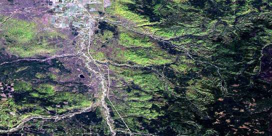 Air photo: Adams Creek Satellite Image map 083O03 at 1:50,000 Scale