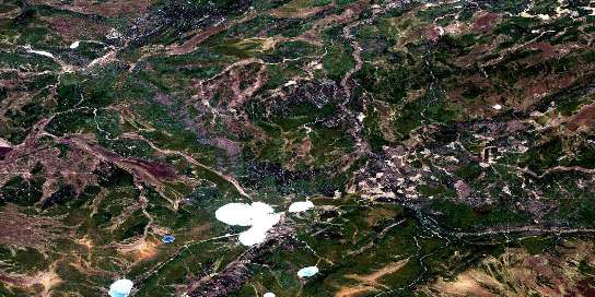 Air photo: Algar Lake Satellite Image map 084A08 at 1:50,000 Scale