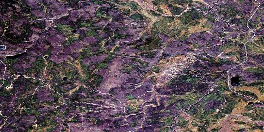 Woodenhouse River Satellite Map 084A12 at 1:50,000 scale - National Topographic System of Canada (NTS) - Orthophoto