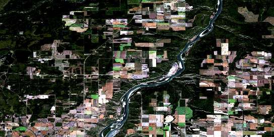 Weberville Satellite Map 084C06 at 1:50,000 scale - National Topographic System of Canada (NTS) - Orthophoto