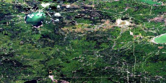 Air photo: Cadotte Lake Satellite Image map 084C08 at 1:50,000 Scale