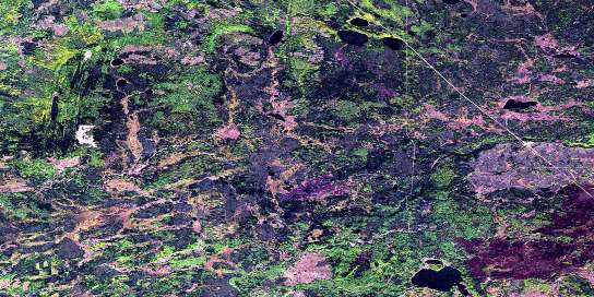 Air photo: Jackpine Creek Satellite Image map 084C15 at 1:50,000 Scale