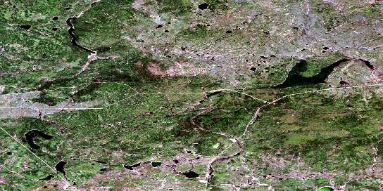 Air photo: Haig Lake Satellite Image map 084C16 at 1:50,000 Scale