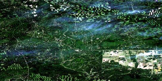Air photo: Sulphur Lake Satellite Image map 084D09 at 1:50,000 Scale