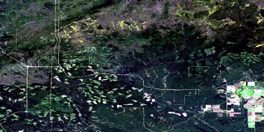 Air photo: Clear Prairie Satellite Image map 084D12 at 1:50,000 Scale