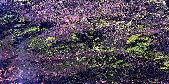 Air photo: Rambling Creek Satellite Image map 084D15 at 1:50,000 Scale