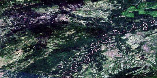 Air photo: Waniandy Creek Satellite Image map 084E15 at 1:50,000 Scale