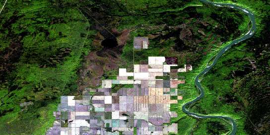 Air photo: Nina Lake Satellite Image map 084F06 at 1:50,000 Scale