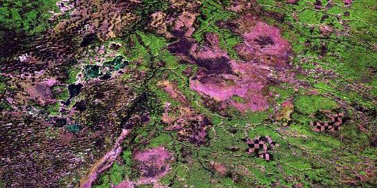 Air photo: Buhler Creek Satellite Image map 084F07 at 1:50,000 Scale