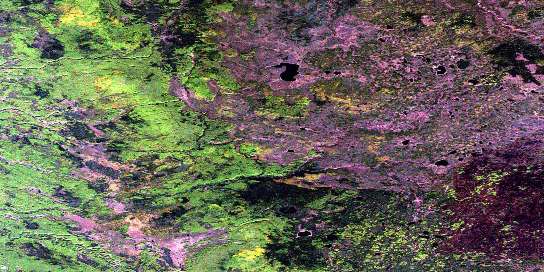 Air photo: Donaldson Lake Satellite Image map 084F09 at 1:50,000 Scale