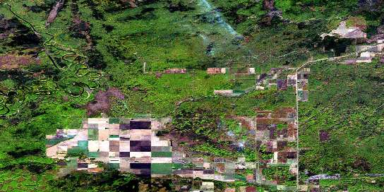 Air photo: Keg River Satellite Image map 084F13 at 1:50,000 Scale