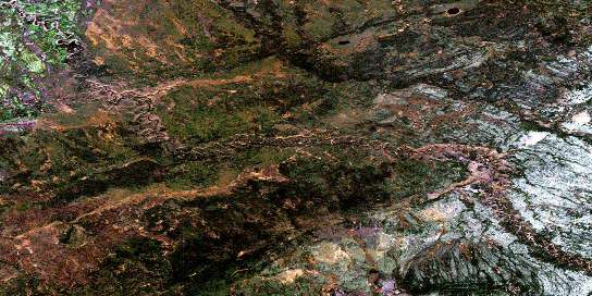 Air photo: Raymond Creek Satellite Image map 084H13 at 1:50,000 Scale
