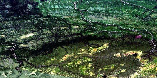 Air photo: Elk Lake Satellite Image map 084I02 at 1:50,000 Scale