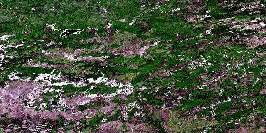 No Title Satellite Map 084J02 at 1:50,000 scale - National Topographic System of Canada (NTS) - Orthophoto