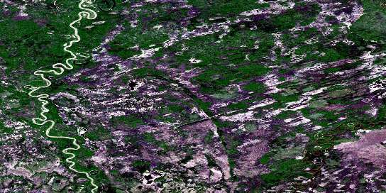 Air photo: Wabasca River Satellite Image map 084J03 at 1:50,000 Scale