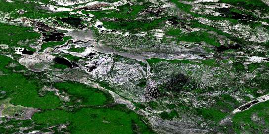 Air photo: Fox Lake Satellite Image map 084J08 at 1:50,000 Scale