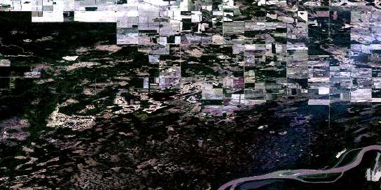 Air photo: Child Lake Satellite Image map 084K07 at 1:50,000 Scale