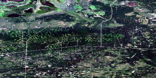 Air photo: Assumption Satellite Image map 084L10 at 1:50,000 Scale
