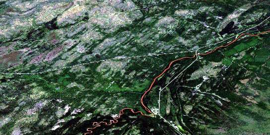 Air photo: Meander River Satellite Image map 084N04 at 1:50,000 Scale