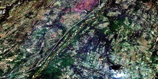 Air photo: Lutose Creek Satellite Image map 084N06 at 1:50,000 Scale