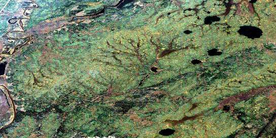 Air photo: Lessard Creek Satellite Image map 084N15 at 1:50,000 Scale