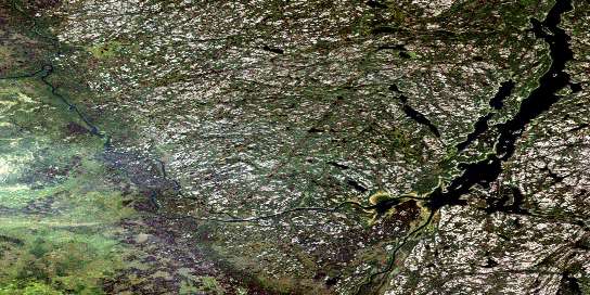 Air photo: Deskenatlata Lake Satellite Image map 085A16 at 1:50,000 Scale
