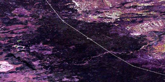 Air photo: Needle Lake Satellite Image map 085B08 at 1:50,000 Scale