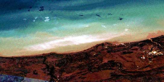 Air photo: Mackenzie Rock Satellite Image map 085B14 at 1:50,000 Scale
