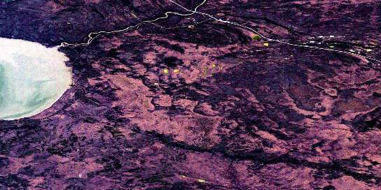 Air photo: Lady Evelyn Falls Satellite Image map 085C14 at 1:50,000 Scale