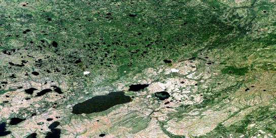 Silt Lake Satellite Map 085D02 at 1:50,000 scale - National Topographic System of Canada (NTS) - Orthophoto